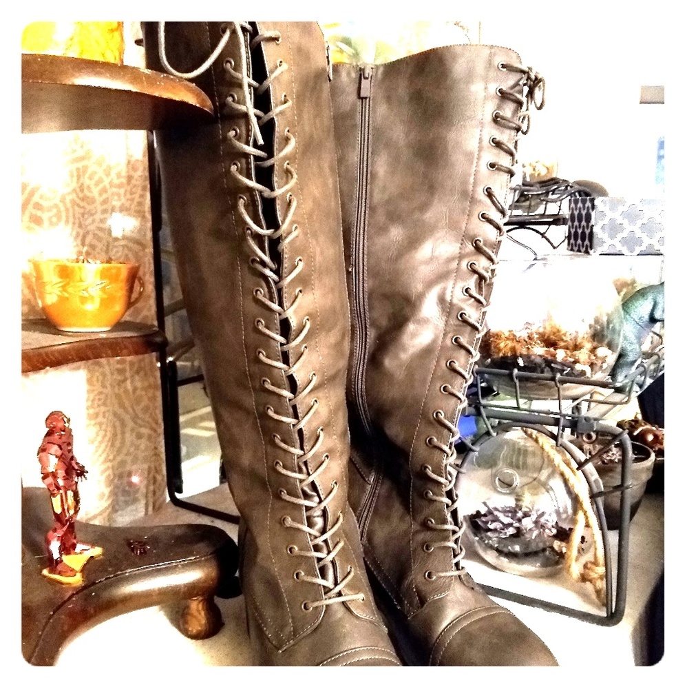 Torrid Extra Wide Calf Combat Boots